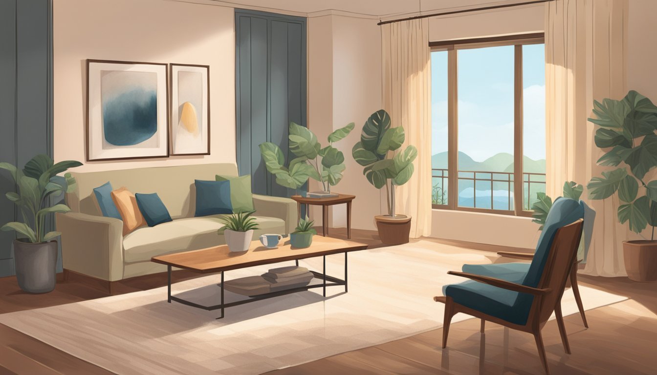 A serene room with soft lighting and comfortable seating.</p><p>A counselor listens attentively as a client shares their thoughts and emotions.</p><p>A sense of peace and understanding fills the space