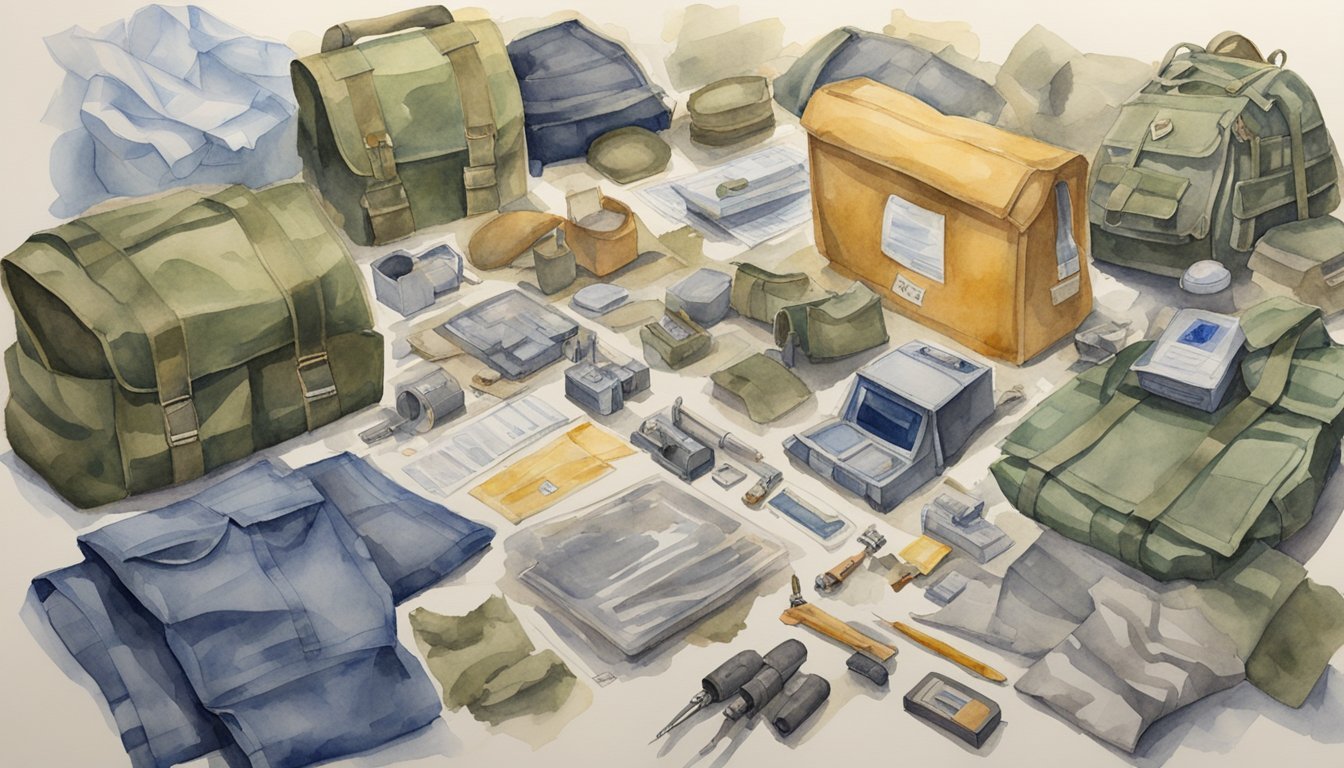 A display of military inventions: GPS, duct tape, cargo pants, and more, impacting civilian life worldwide