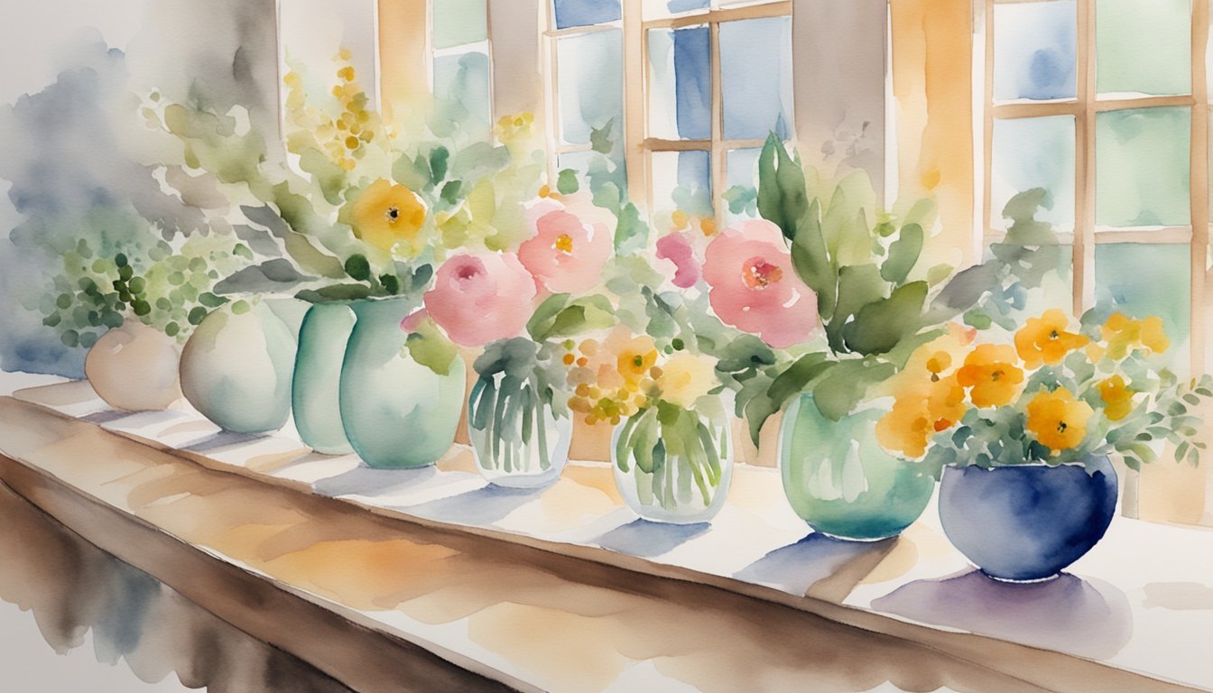 Various instructor profiles and teaching philosophies displayed online.</p><p>Flower arrangements in the background