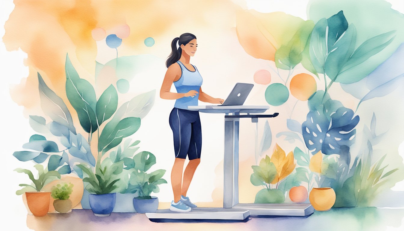 A virtual assistant creates personalized fitness plans using advanced technology and AI algorithms