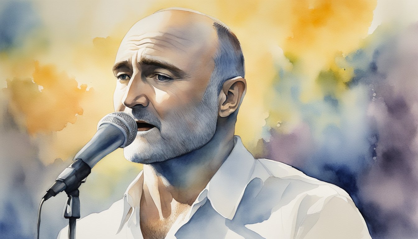 Phil Collins' journey from drummer to lead singer, with a spotlight on his solo career and iconic performances