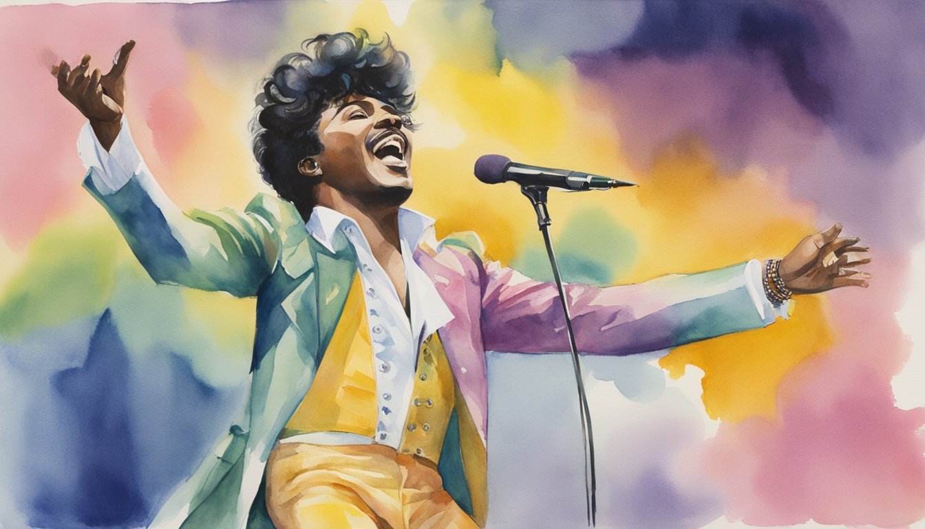 Little Richard's public image: bold stage presence, flamboyant fashion, and energetic performances.</p><p>Controversies: clashes with religious groups and struggles with his sexual orientation