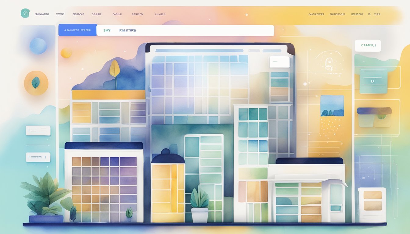 The CharacterAI website features a sleek, modern interface with clean lines and bold typography.</p><p>The homepage showcases 7 key features in a grid layout, each accompanied by a simple icon