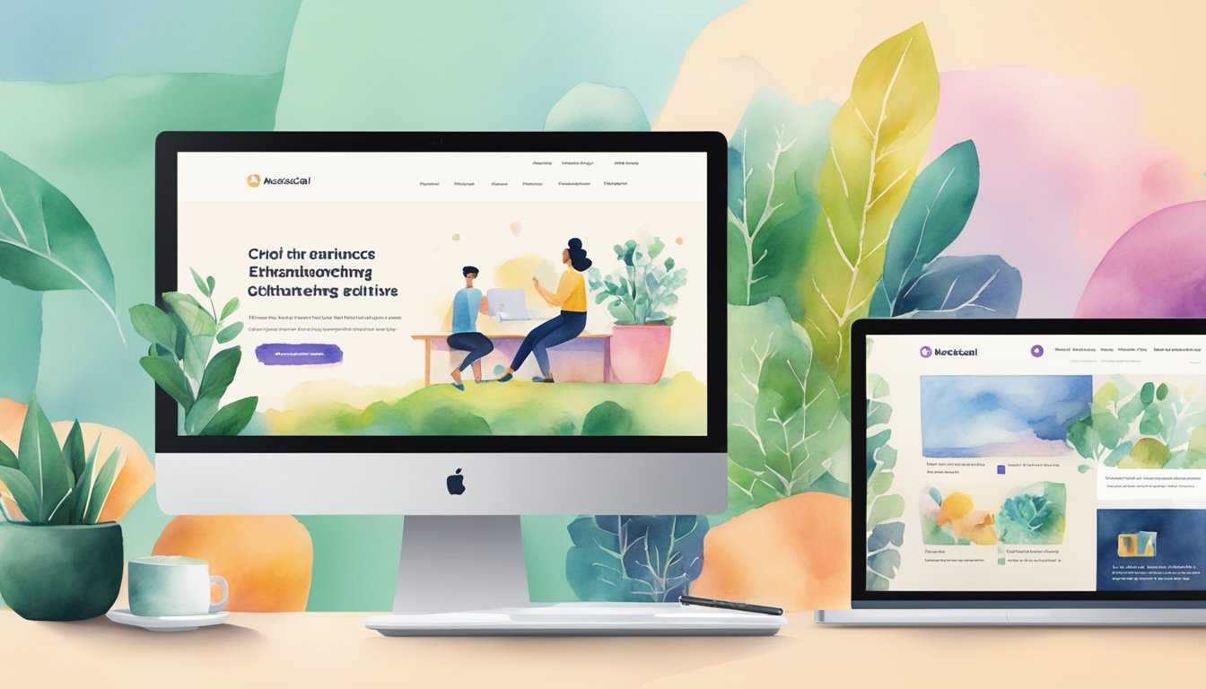 The CharacterAI website features a sleek and modern design with a clean layout, bold typography, and vibrant colors.</p><p>The homepage showcases the 7 key ethical guidelines in a visually appealing way, with each feature highlighted through engaging graphics and illustrations