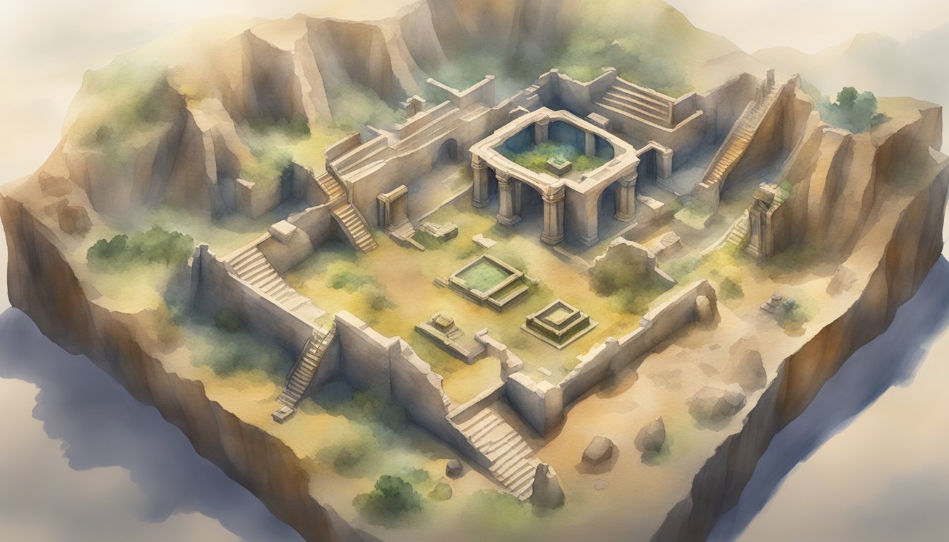 A computer screen displaying virtual archaeological sites with interactive tools and 3D models.</p><p>Exciting visuals and historical context are highlighted