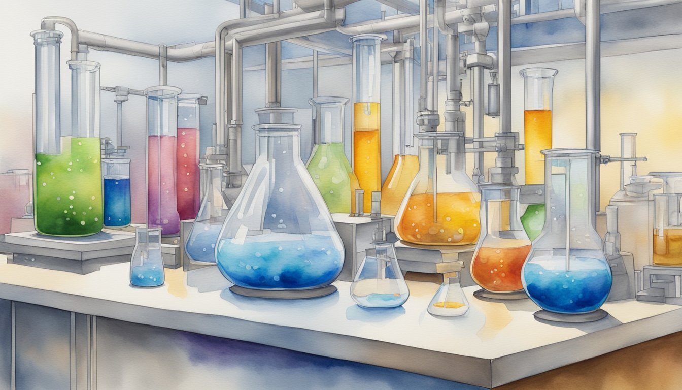 Bubbling beakers, swirling colors, and precise measurements fill the virtual chemistry lab, as organic reactions are simulated with cutting-edge technology