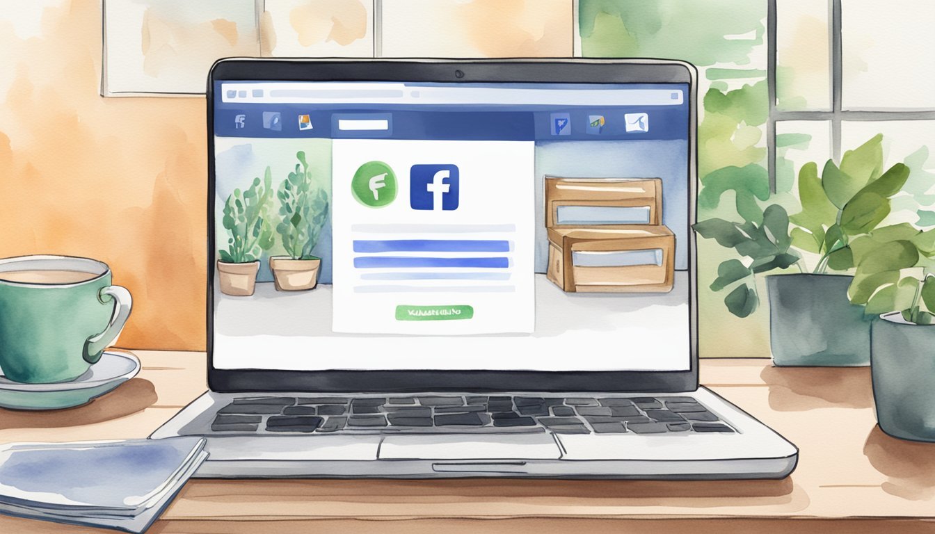 A laptop displaying a Facebook Live video with a "Sponsored Content" banner.</p><p>A dollar sign icon and a "12 Strategies for Monetizing" headline are visible