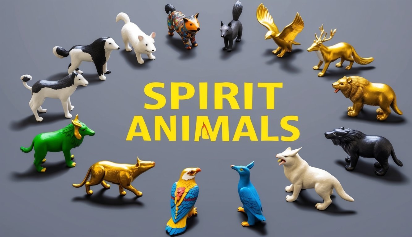 12 spirit animals in a circle, each representing a different culture's interpretation of good luck.</p><p>The animals are depicted in a variety of styles and sizes, creating a visually dynamic and culturally diverse scene