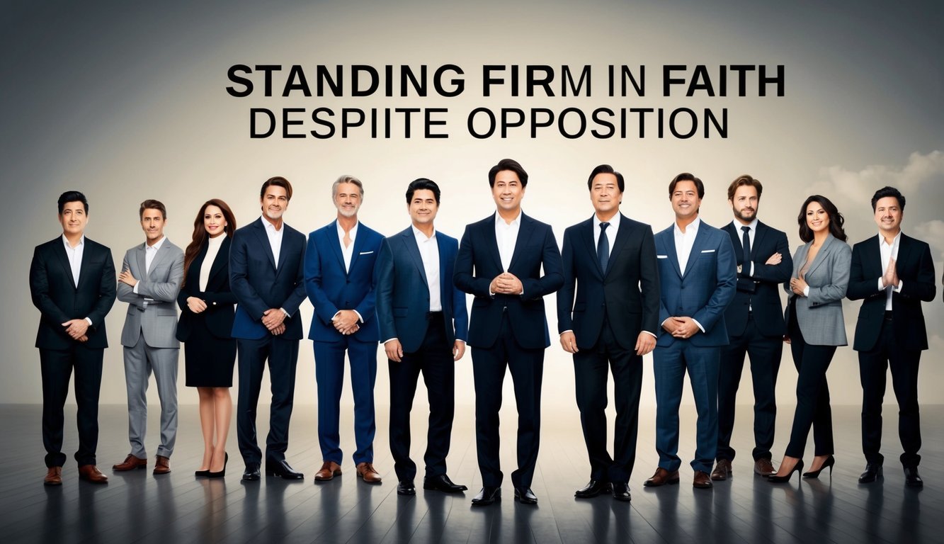 Celebrities standing firm in faith despite opposition