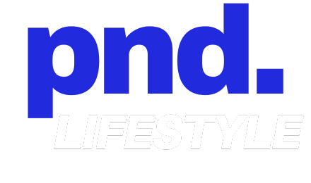 PND Lifestyle brand logo in blue and green text.