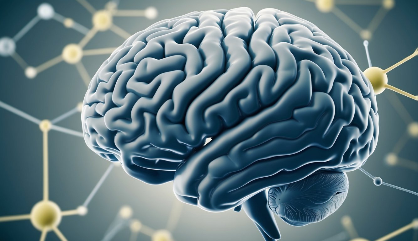 A brain exhibiting interconnected pathways and neurons, reflecting signs of cognitive and behavioral disorders