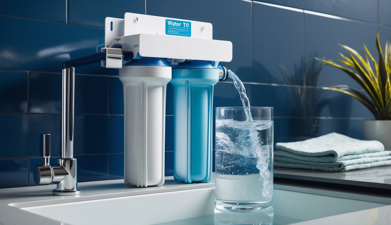 A high-tech water filtration system removes contaminants with precision and speed, leaving behind pure, crystal-clear water